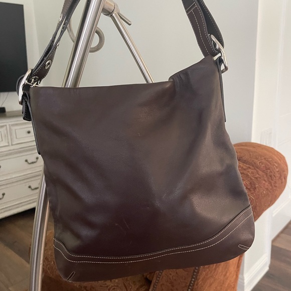 Coach Handbags - COACH Crossbody Bag Brown Leather